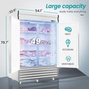 Heavy-Duty 54-Inch 2-Door Stainless Steel Commercial Freezer With OmniSmart Temperature Control (SAK91765) by SAKSBY WHOLESALE