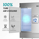 Heavy-Duty 54-Inch 2-Door Stainless Steel Commercial Freezer With OmniSmart Temperature Control (SAK91765) by SAKSBY WHOLESALE