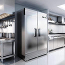 Heavy-Duty 54-Inch 2-Door Stainless Steel Commercial Freezer With OmniSmart Temperature Control (SAK91765) by SAKSBY WHOLESALE