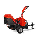 Heavy-Duty 7-Inch 750CC 25HP Hydraulic Feed Towable Electric Start Wood Chipper (SAK27190) by SAKSBY WHOLESALE