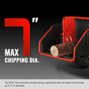 Heavy-Duty 7-Inch 750CC 25HP Hydraulic Feed Towable Electric Start Wood Chipper (SAK27190) by SAKSBY WHOLESALE