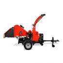 Heavy-Duty 7-Inch 750CC 25HP Hydraulic Feed Towable Electric Start Wood Chipper (SAK27190) by SAKSBY WHOLESALE