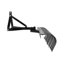 Heavy-Duty 72-Inch 3-Point Tow Behind Tractor Dethatcher Attachment With Steel Tines (SAK79426) by SAKSBY WHOLESALE
