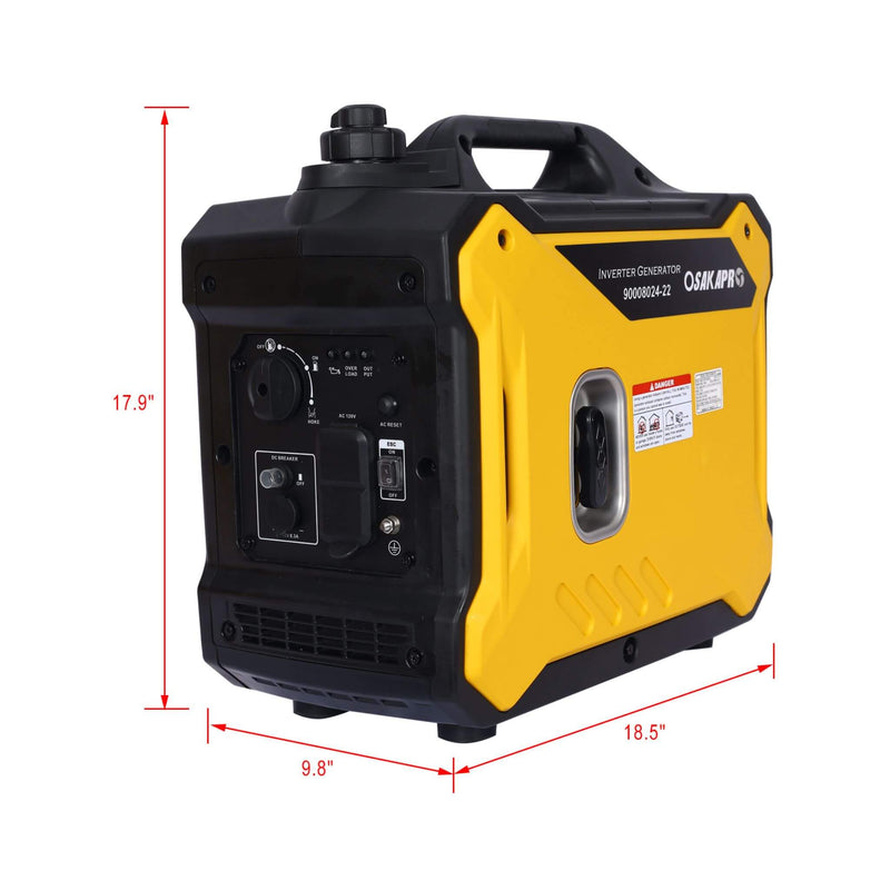 Heavy-Duty 79CC Ultra Quiet 2000W Inverter Portable Gas Generator (SAK75290)