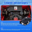 Heavy-Duty 9HP Commercial Remote-Controlled Oil-Electric Hybrid Track Drive With Plow (SAK76425) by SAKSBY WHOLESALE