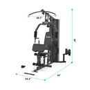 Heavy-Duty All-In-One Home Gym Workout Station For Full Body Strength Training, 150LBS (SAK12959)