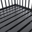 Heavy-Duty Carbon Steel Dog Kennel Cage Crate W/ Sloped Roof And Wheels, 48" (SAK73812)