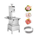 Heavy-Duty Commercial 2200W Electric Meat Bone Saw Cutting Band Machine With 6 Saw Blades (SAK91753) by SAKSBY.com