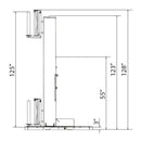 Heavy Duty Commercial Pallet Carousel Shrink Wrapping Skid Turntable Machine (SAK62410)