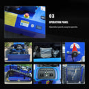 Heavy-Duty Commercial Remote-Controlled Lawn Mower With Snow Plow (SAK85214)