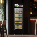 Heavy-Duty Commercial Single Glass Door Refrigerator With LED Lights, 23" (SAK43533)