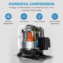 Heavy-Duty Commercial Single Glass Door Refrigerator With LED Lights, 23" (SAK43533)