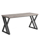 Heavy-Duty Computer Desk, 55" Simple Study Desk Writing Table