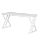 Heavy-Duty Computer Desk, 55" Simple Study Desk Writing Table