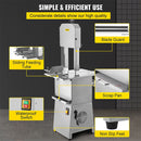 Heavy-Duty Industrial Electric Meat Bandsaw Bone Cutting Machine, 550W (SAK47410)