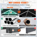 [12X20FT] Alora Heavy-Duty Outdoor Premium Garage Tarp Canopy Shelter W/ Removable Sidewalls (SAK94615)