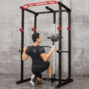 Heavy-Duty Professional Multi-Function Adjustable Power Cage Rack, 1000LBS (SAK98149)