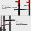 Rovix Heavy-Duty 1000LBS Professional Multi-Function Adjustable Power Cage Rack (SAK98149)