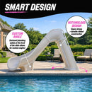 Heavy-Duty Commercial Reinforced Leak-Proof Waterslide With Handrails (SAK93157) by SAKSBY WHOLESALE