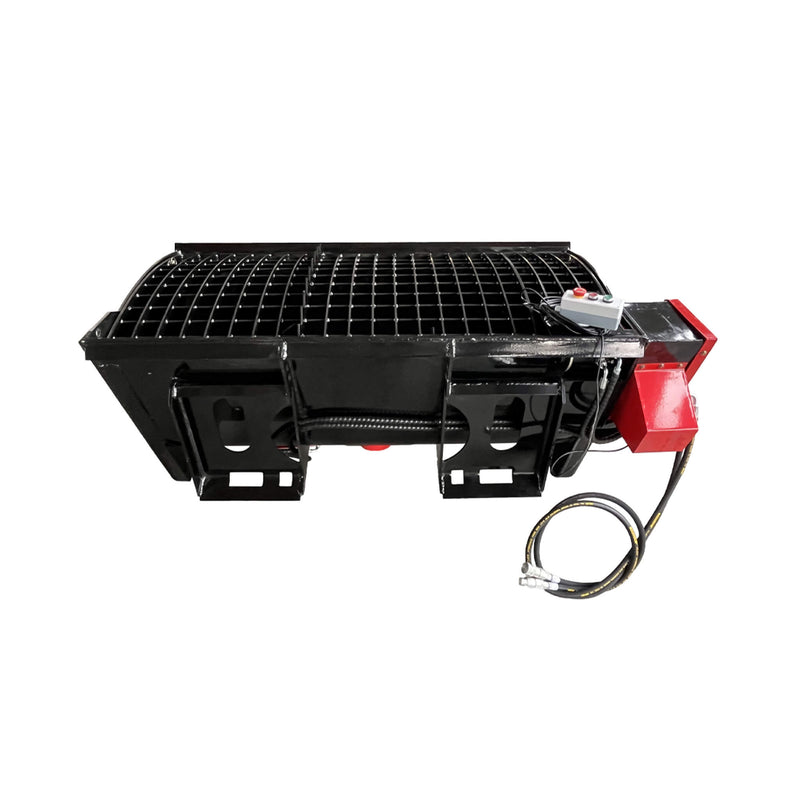 Heavy-Duty Self Loading Skid Steer Concrete Mixer Bucket Attachment With Universal Mount Plate (SAK48914)