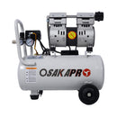 Heavy Duty 1.5/2.5HP Silent Oil-Free Portable Air Compressor With Wheels And Auto Drain (SAK53462)