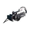 Heavy-Duty Skid Steer Trencher Attachment With With Adjustable Depth Control And Universal Mount Plate (SAK20451)
