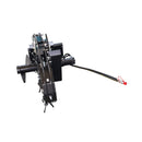 Heavy-Duty Skid Steer Trencher Attachment With With Adjustable Depth Control And Universal Mount Plate (SAK20451)