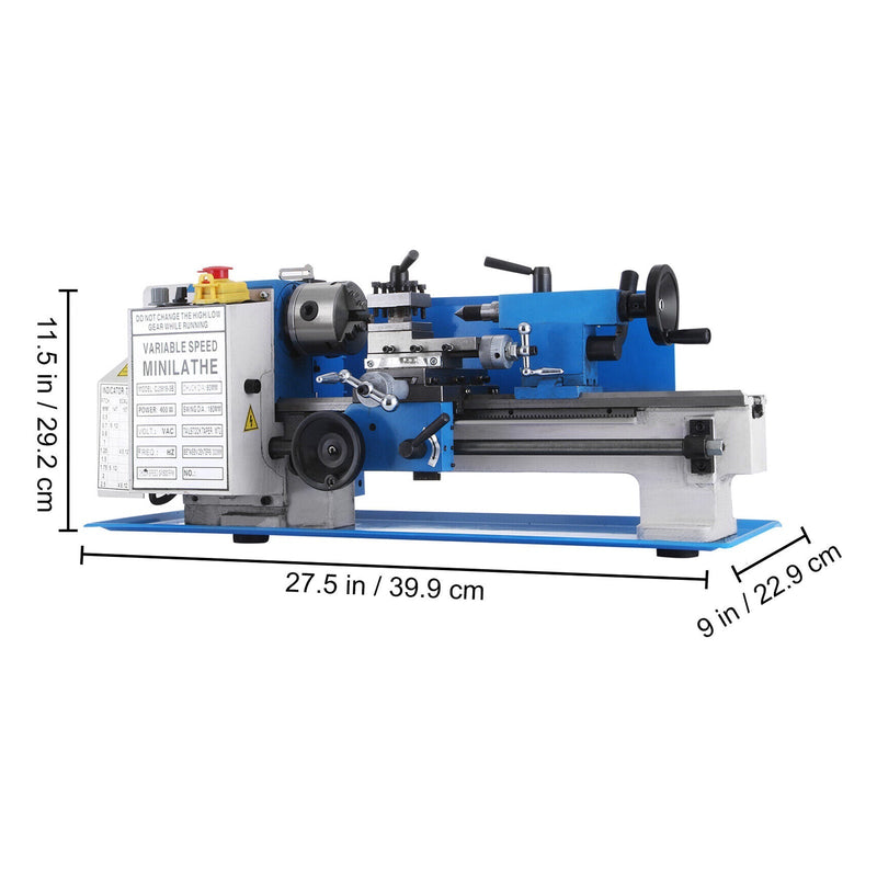 Heavy-Duty Small Bench Top Metalworking Lathe Machine W/ Accessories (7x12)" (94203871)