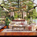 [08X16FT] Heavy-Duty Outdoor Walk-In Polycarbonate Patio Greenhouse With Double Swing Doors, 6MM (SAK26153)