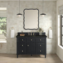 James Martin Lorelai 48" Single Bathroom Vanity, Black Onyx