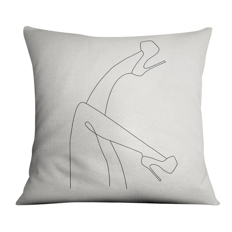 Heels In The Air A Cushion