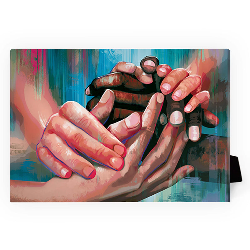 Helping Hands Desktop Canvas