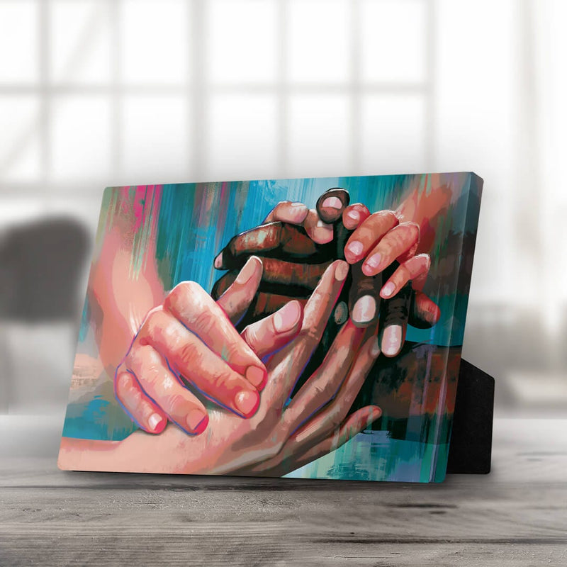 Helping Hands Desktop Canvas