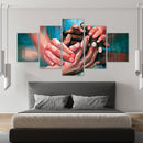 Helping Hands Canvas - 5 Panel