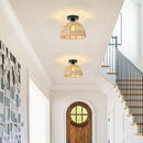 GobekUsa Hemp Rope Ceiling Light for Home Decor