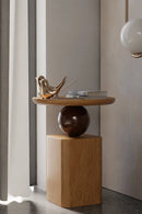 Enva Side Table Set of 2 – Oak / Dark Walnut