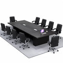 Hendley · Black Conference Room Table