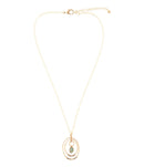 Henley Blue Abalone Golden Pendant Necklace