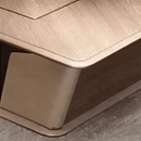 Cognac · Executive Desk w/ Mobile Storage