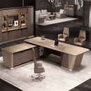 Cognac · Executive Desk w/ Mobile Storage