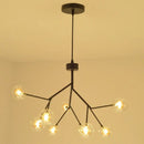GobekUsa Heracleum Firefly Glass Ball Chandelier: Gold Luxury Lighting for Dining Kitchen Staircase