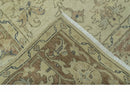Heriz Traditional Design Beige And Blue 5.6x8 Hand Knotted Wool Area Rug