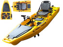 Rocket 9.8ft Fin Drive Modular Fishing Kayak by ReelYaks
