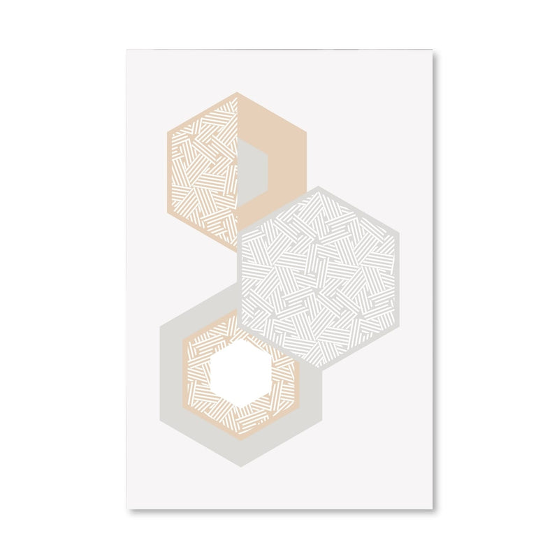 Hexa Abstract Canvas