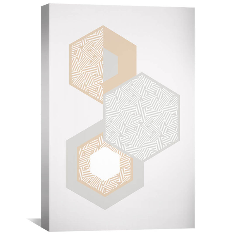 Hexa Abstract Canvas