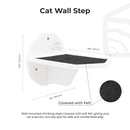 Wooden Hexagon Step - White