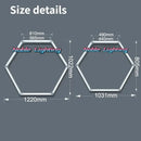GobekUsa Hexagon LED Car Detailing Ceiling Light - Customized for Car Showroom and Workshop
