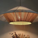 GobekUsa Hemp Rope Rattan Weave Chandelier LED Pendant Lights for Home Decor & Dining