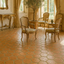 Hexagono Natural Hexagon Terracotta Tiles 6x6