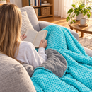 10 Lbs 48'' x 72'' Weighted Blanket for Kids with Removable Cover